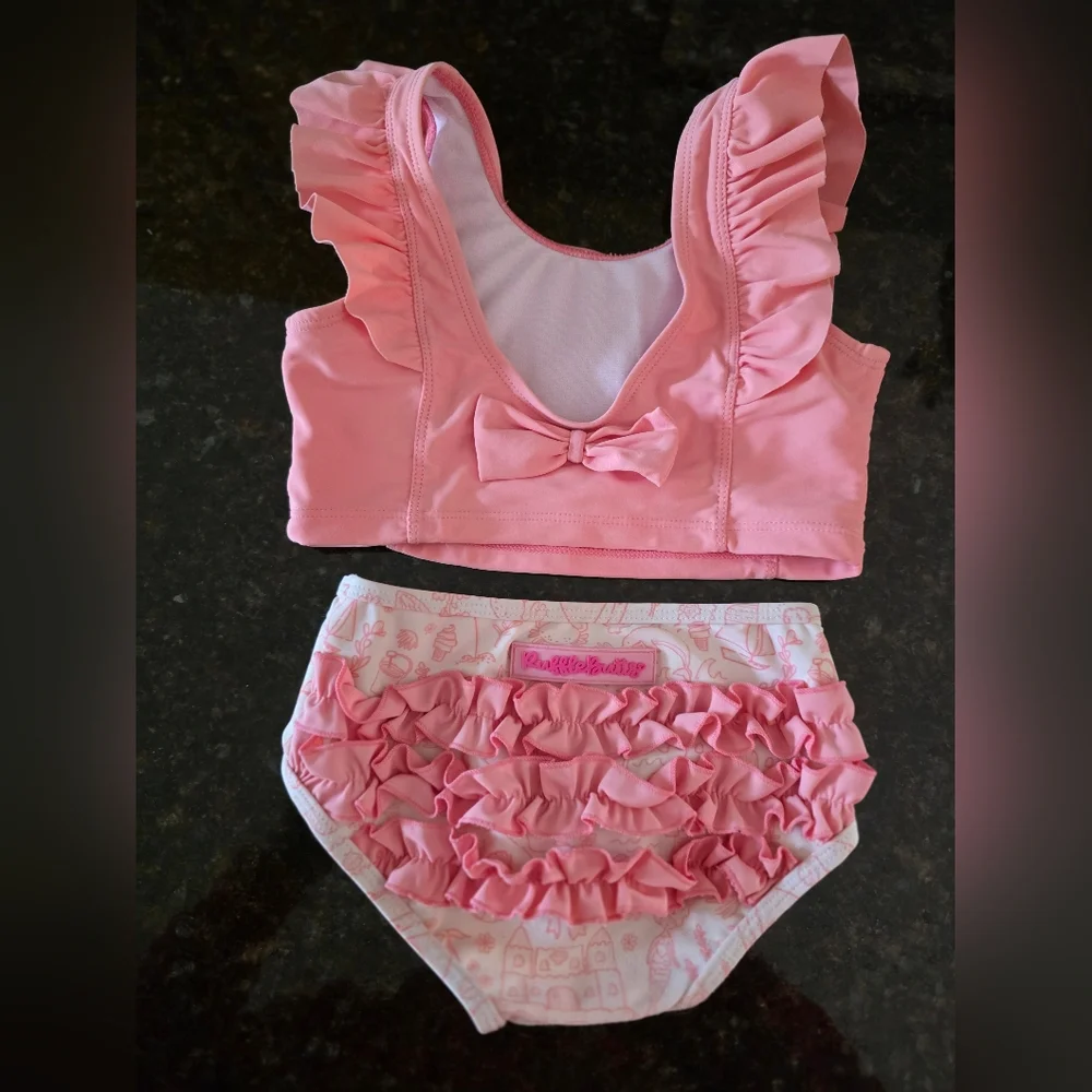 Pink Ruffle Butt Bikini Set - Picture 2 of 5